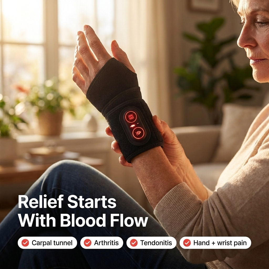 Novari red light wrist wrap
