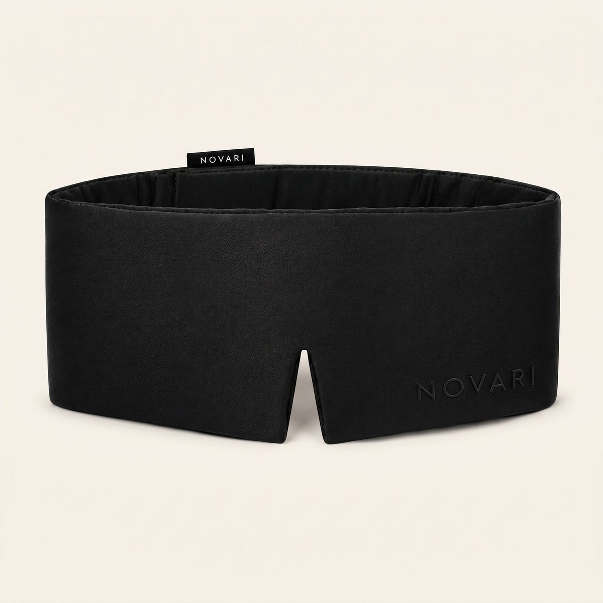 Novari Silk Sleep Mask in Black